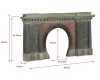 Graham Farish 42-292 Single Tunnel Portal - N Gauge Scenecraft Pre-Painted Building ###